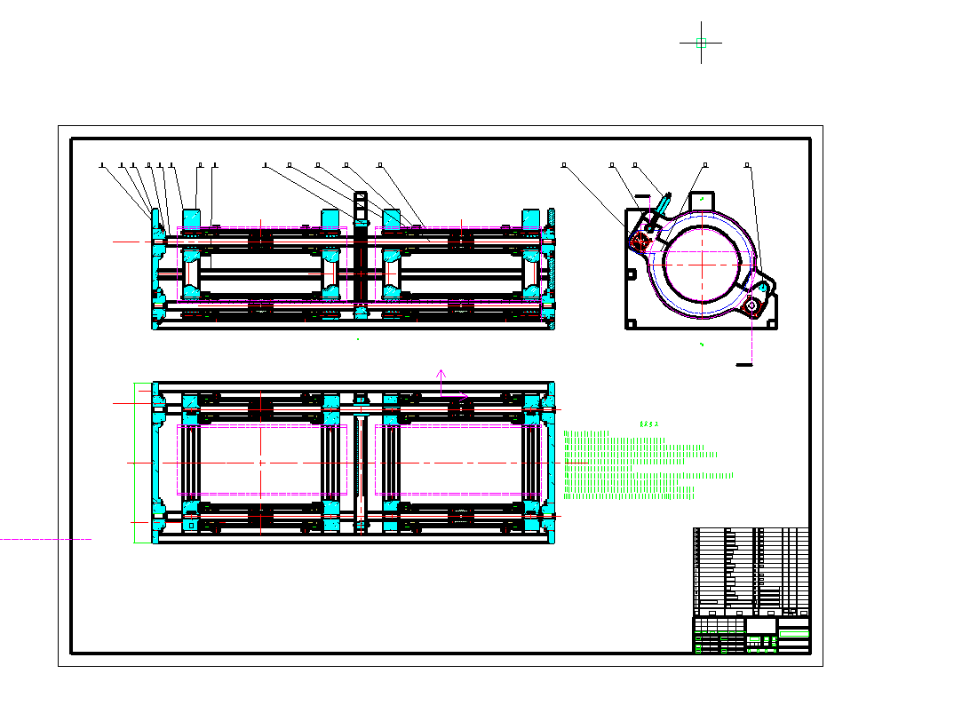 热熔对焊机三维SW2016带参+CAD+说明书