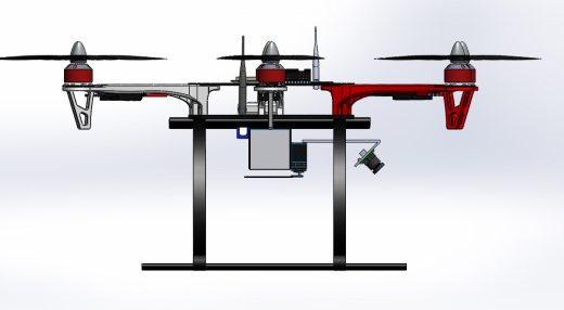 DJI flame wheel 风火轮六旋翼飞行器图纸缩略图