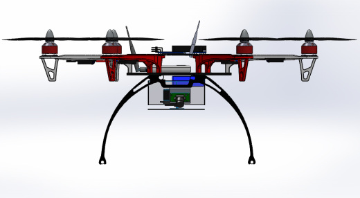 DJI flame wheel 风火轮六旋翼飞行器图纸缩略图