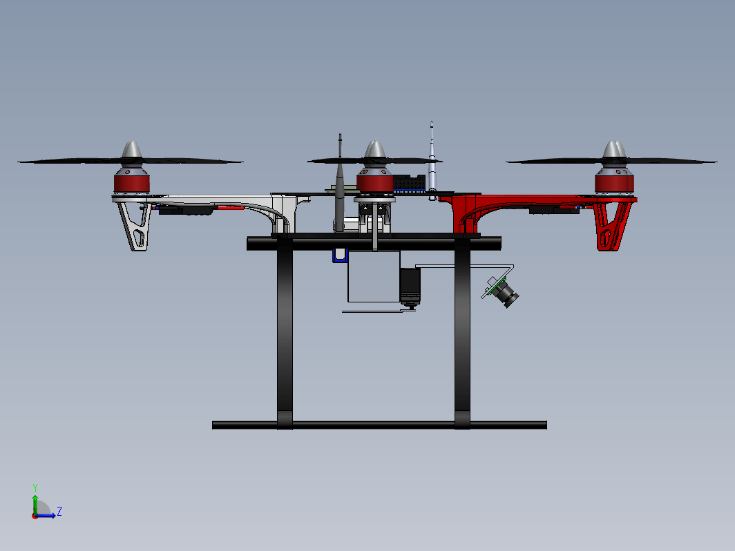 DJI flame wheel 风火轮六旋翼飞行器图纸