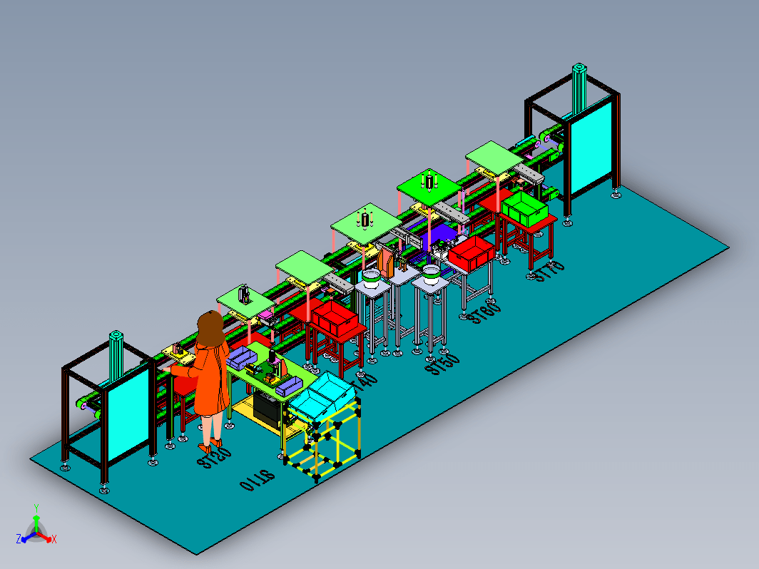 离合器分泵组装线方案