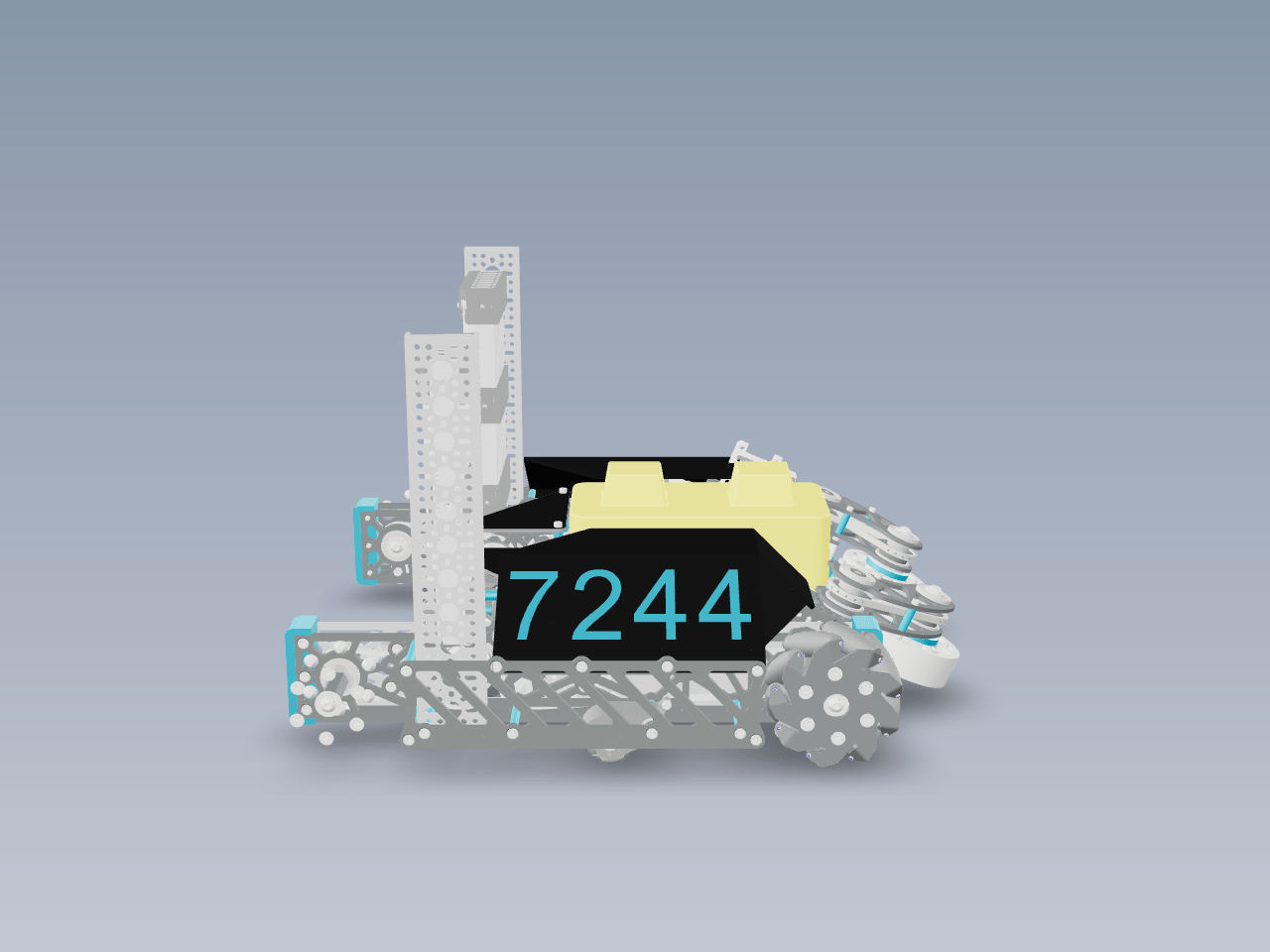7244 Robot CAD比赛机器人小车