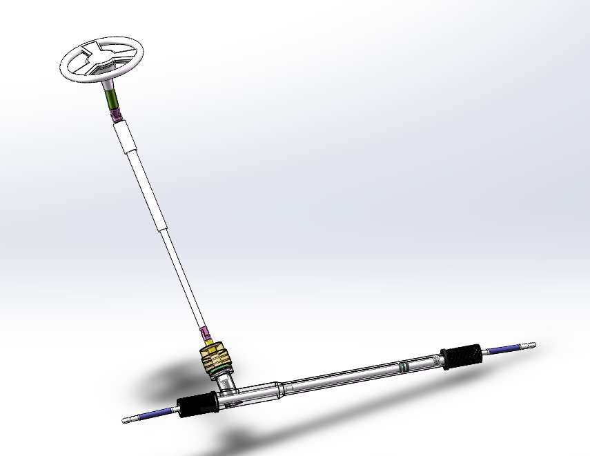 华晨宝马齿轮齿条转向器的设计三维SW2012带参+CAD+说明书