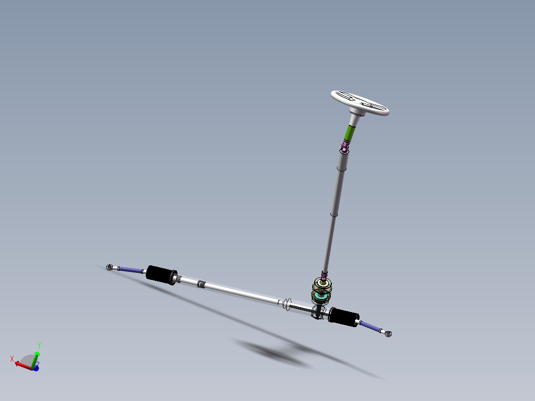 华晨宝马齿轮齿条转向器的设计三维SW2012带参+CAD+说明书