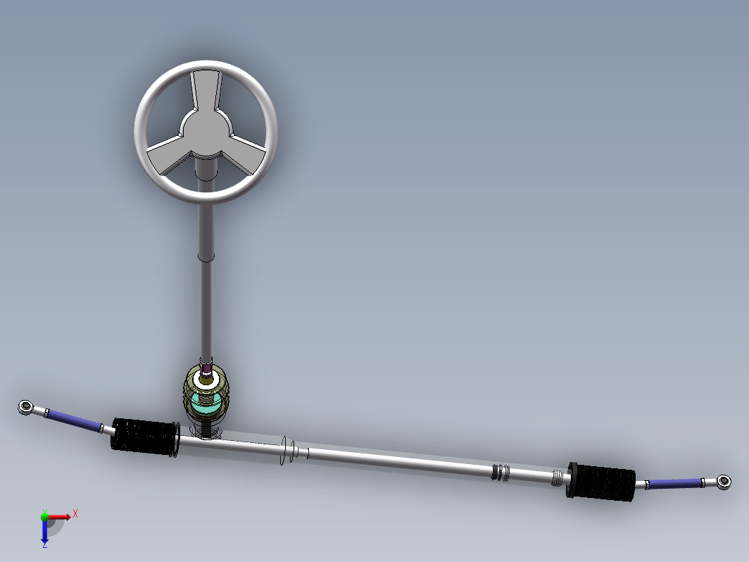 华晨宝马齿轮齿条转向器的设计三维SW2012带参+CAD+说明书