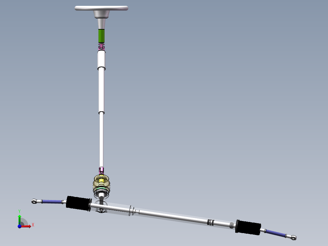 华晨宝马齿轮齿条转向器的设计三维SW2012带参+CAD+说明书