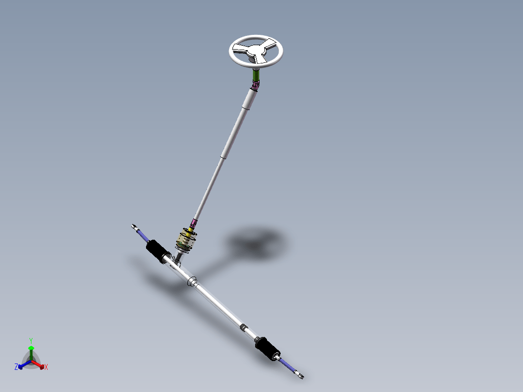 华晨宝马齿轮齿条转向器的设计三维SW2012带参+CAD+说明书