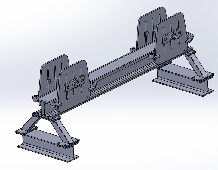 Crane Bridge Span Fixture起重机桥架夹具