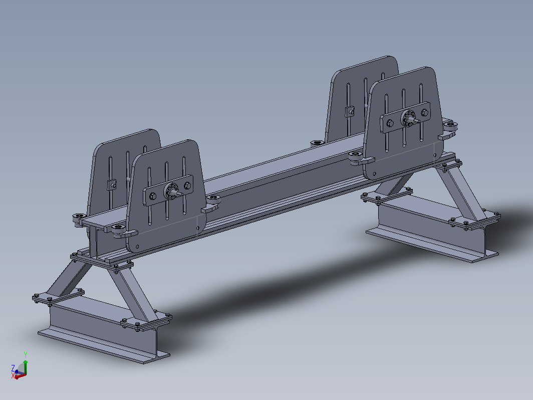 Crane Bridge Span Fixture起重机桥架夹具