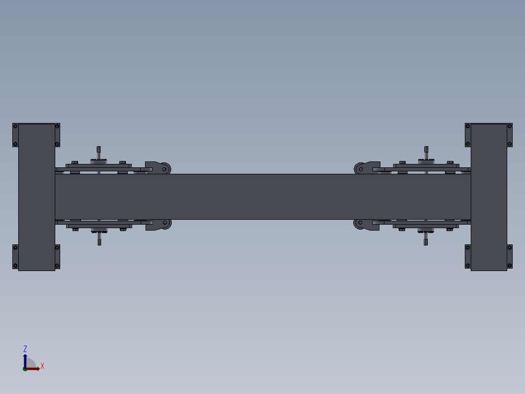 Crane Bridge Span Fixture起重机桥架夹具