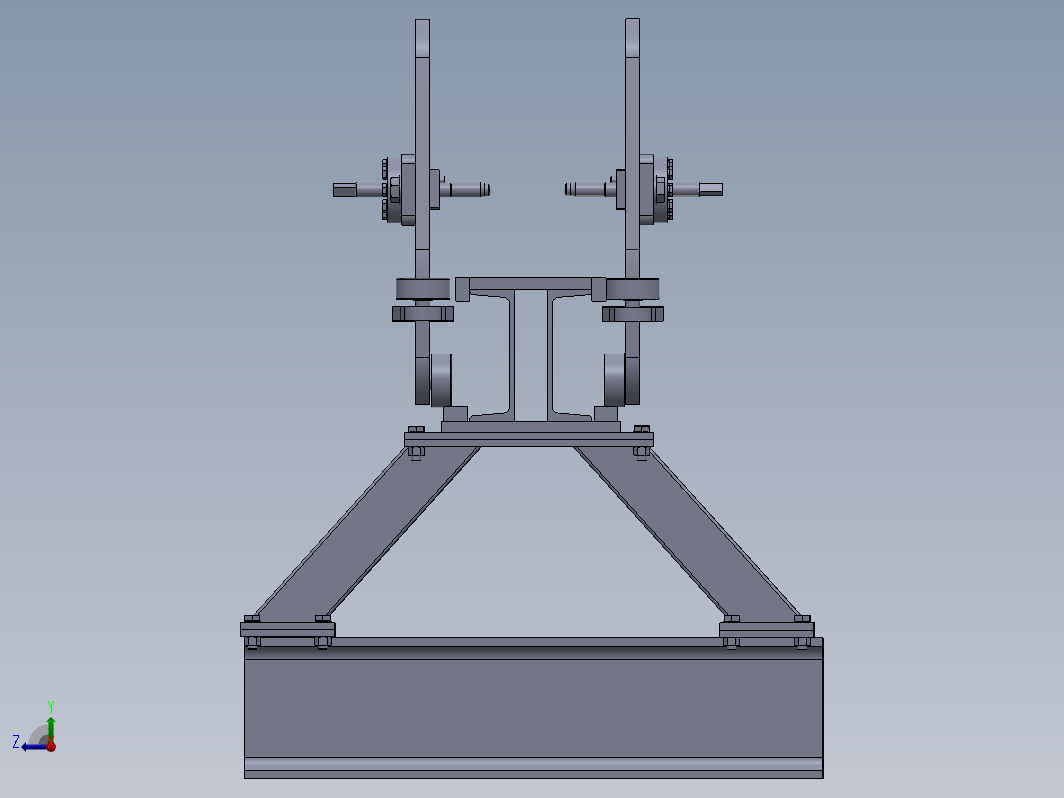 Crane Bridge Span Fixture起重机桥架夹具