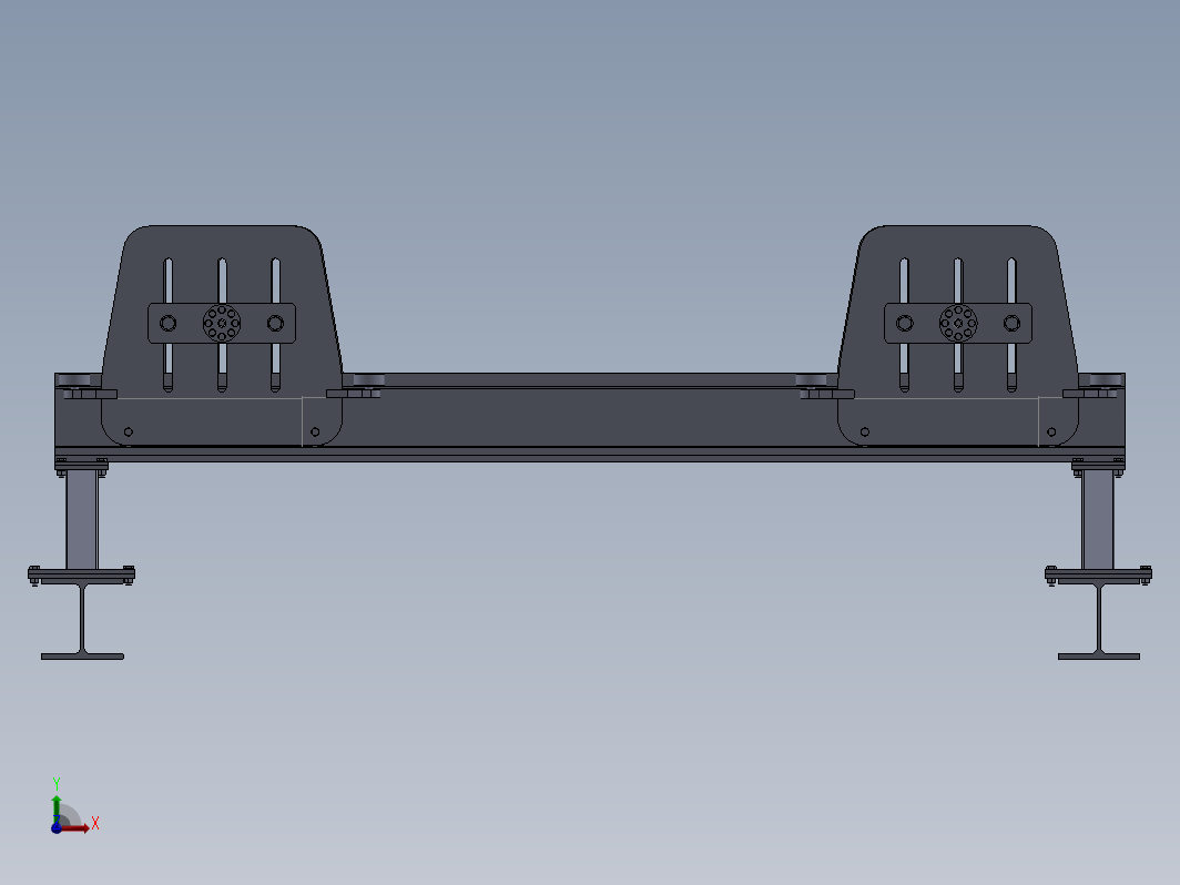 Crane Bridge Span Fixture起重机桥架夹具