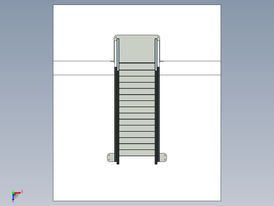 外墙钢结构梯子 staircase