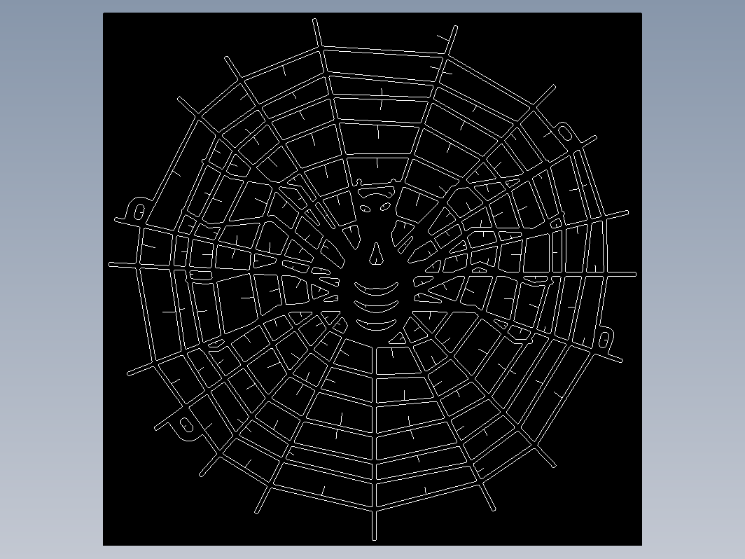 2D-蜘蛛网