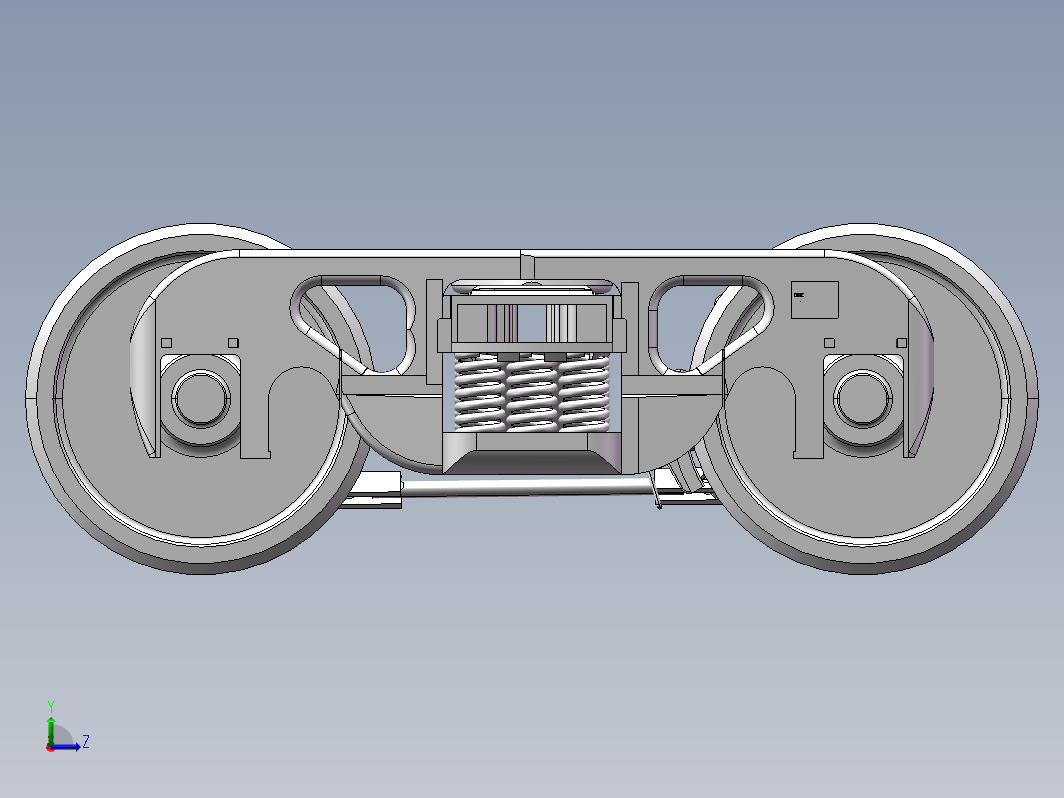 K6机车转向架3D图纸