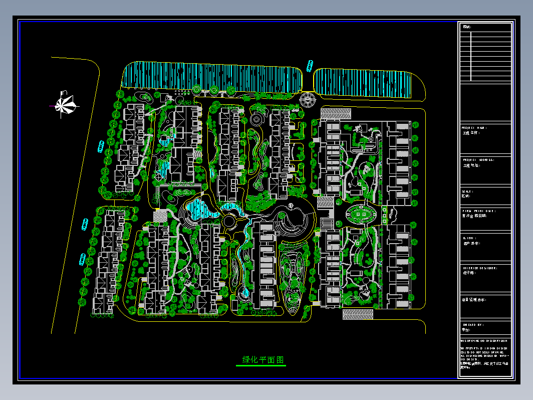 绿化总图设计方案图
