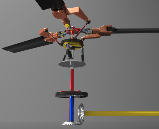 直升机旋翼组件 Helicopter Rotor Assembly缩略图