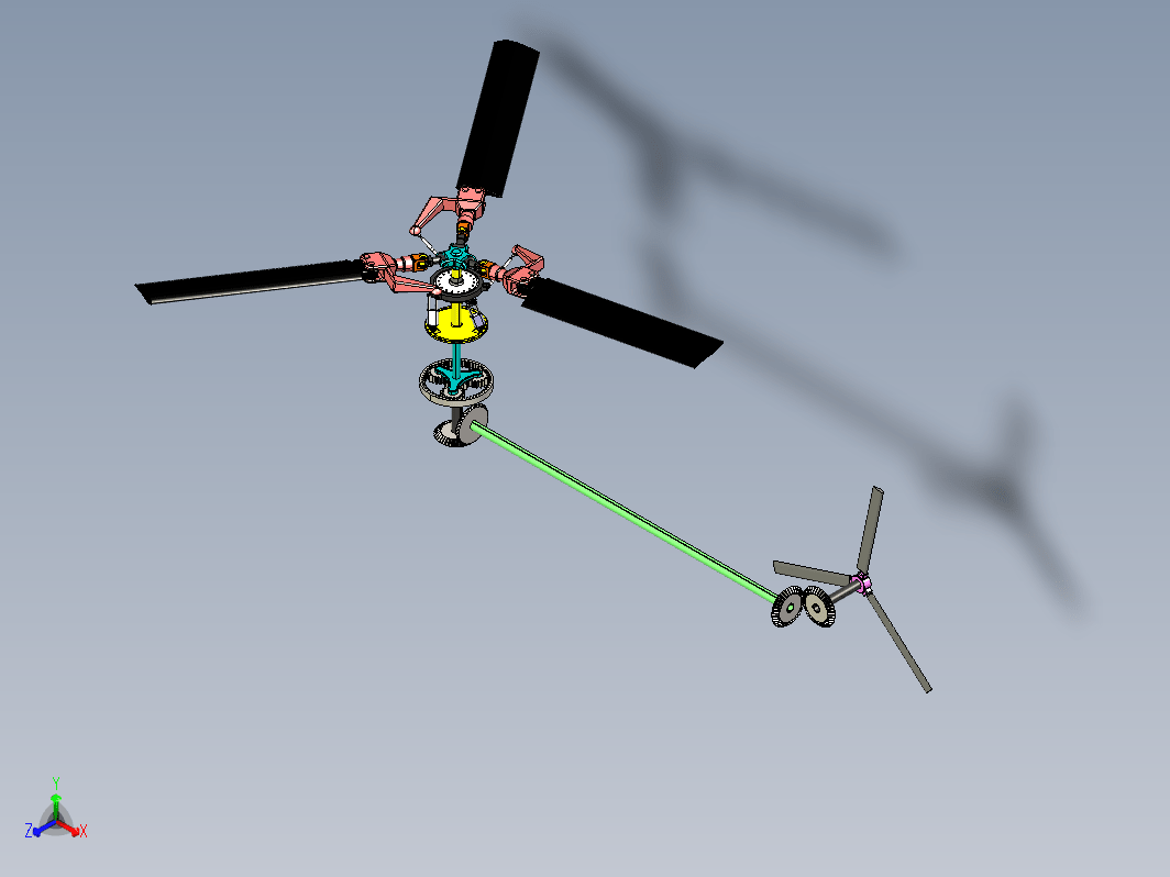 直升机旋翼组件 Helicopter Rotor Assembly