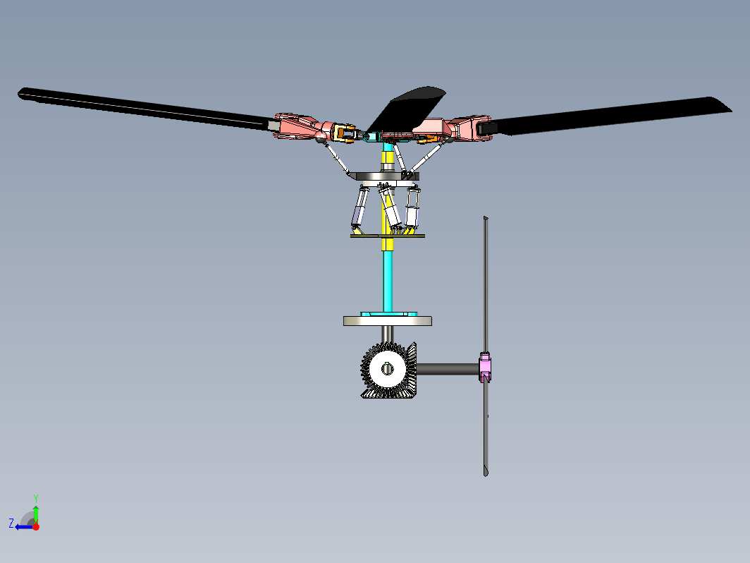 直升机旋翼组件 Helicopter Rotor Assembly