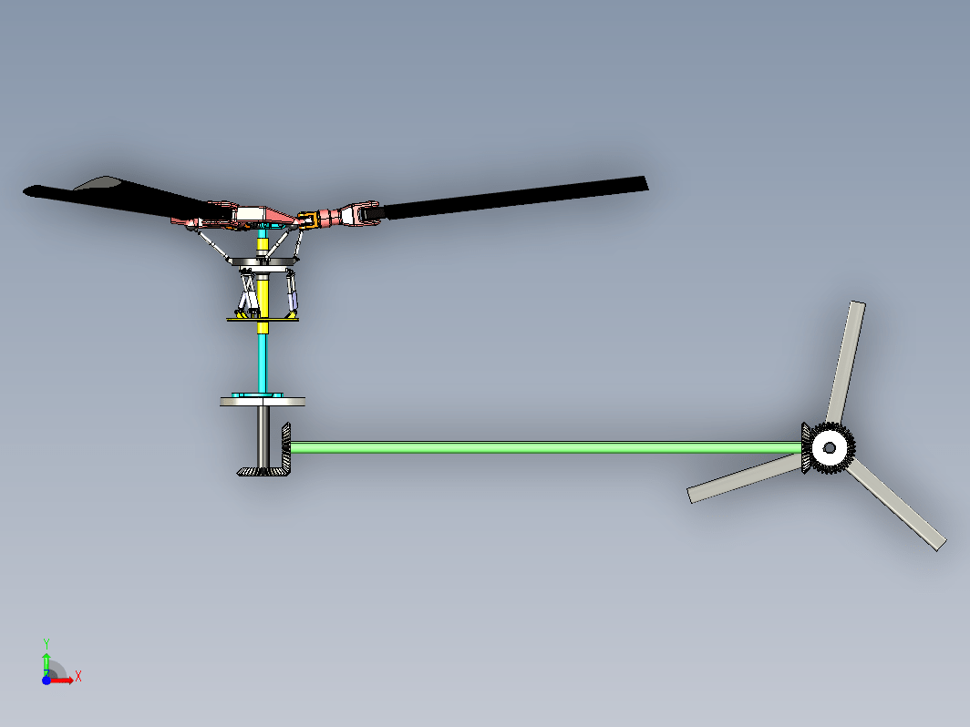 直升机旋翼组件 Helicopter Rotor Assembly