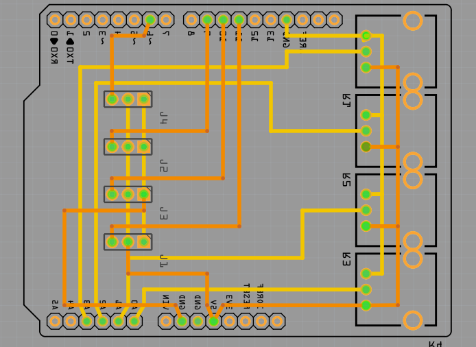 Arduino机械手 附源程序 电路图