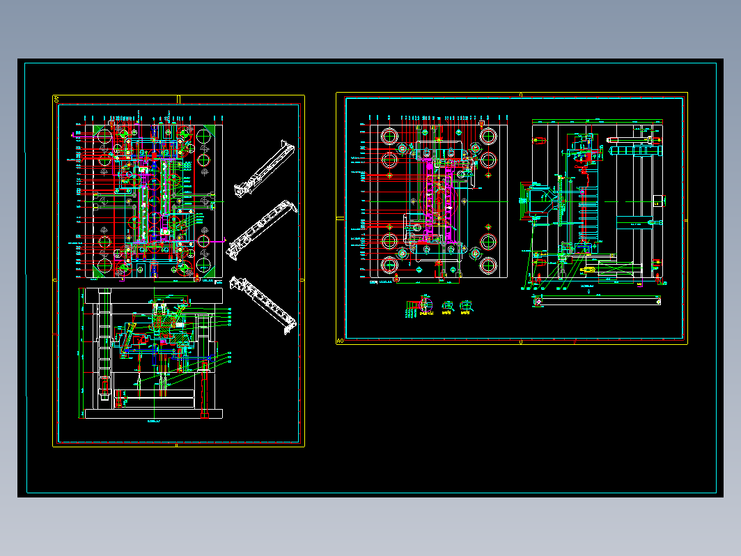 模具设计-前模行位3