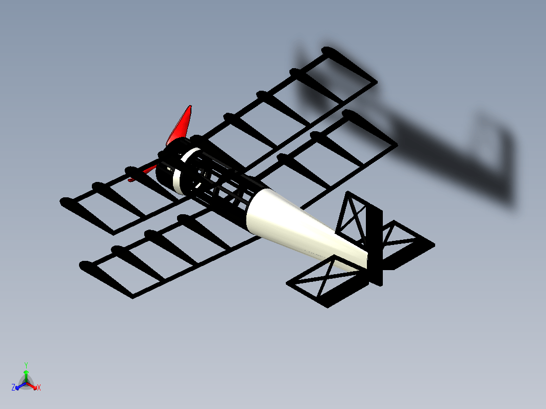 航模飞机框架