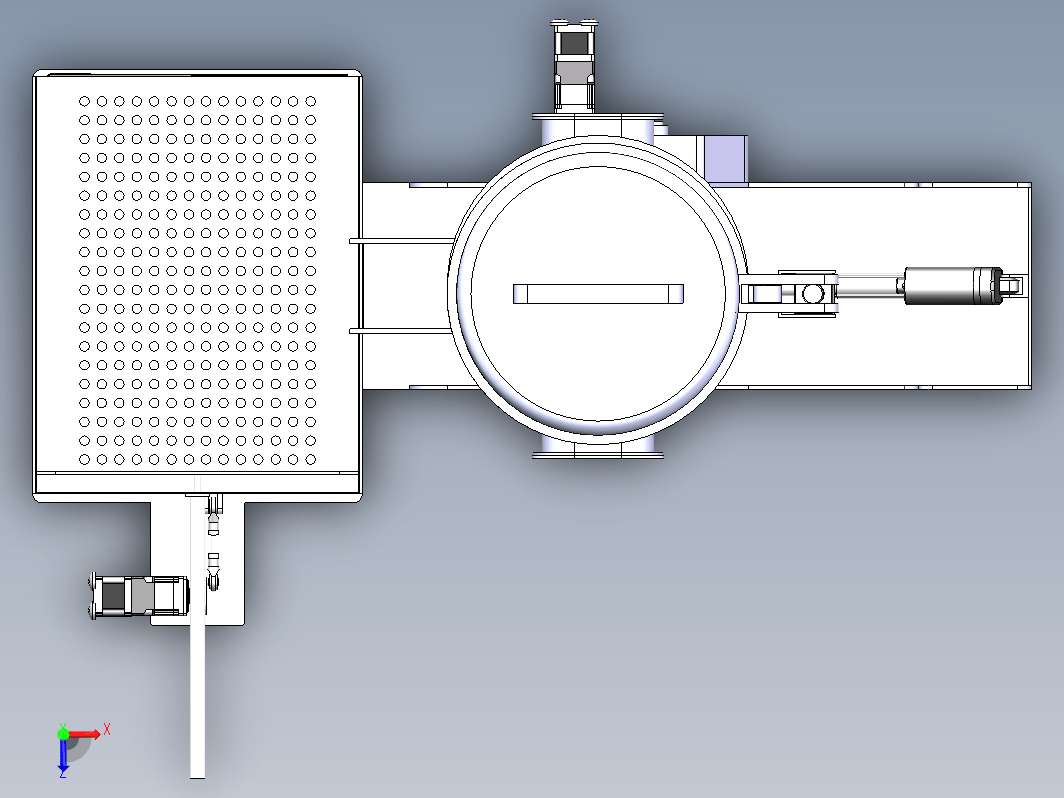 中药粉碎机三维SW2018带参+CAD+说明书