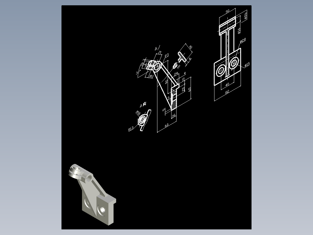 CAD机械零件图-机械制图59