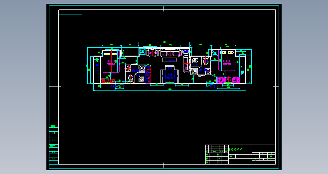 13米拖挂房车CAD