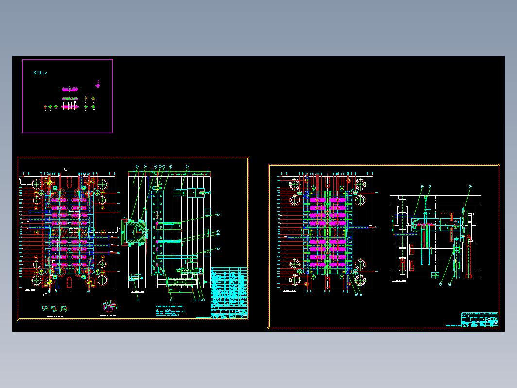 两次顶出模具结构图