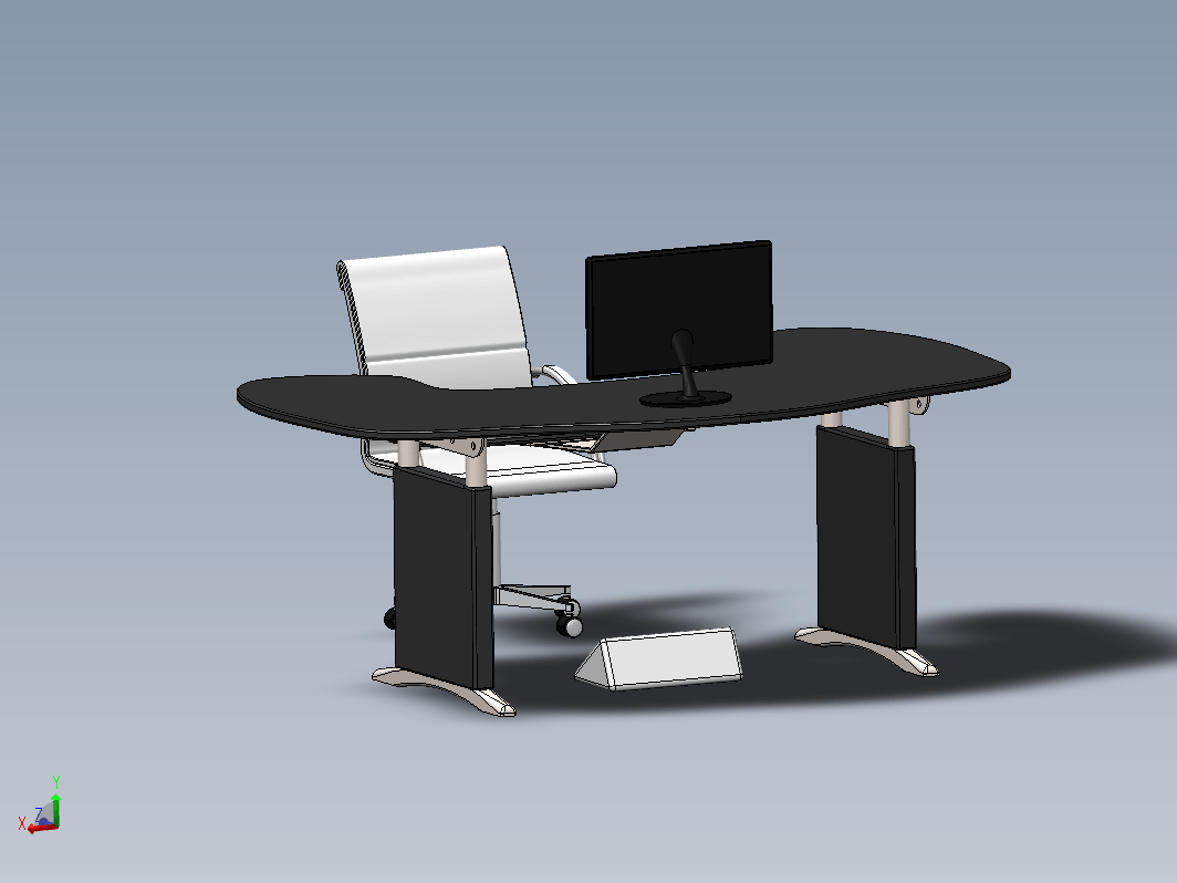 办公桌椅电脑显示器
