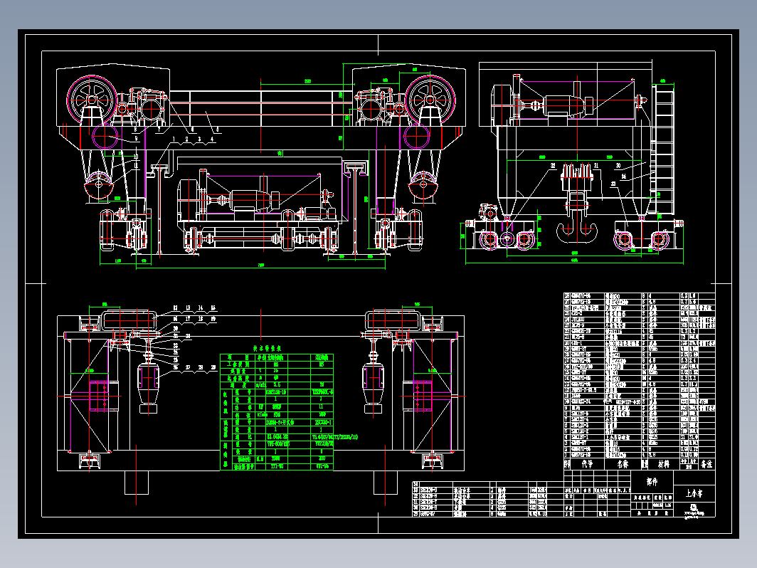 2X75t门式起重机总图