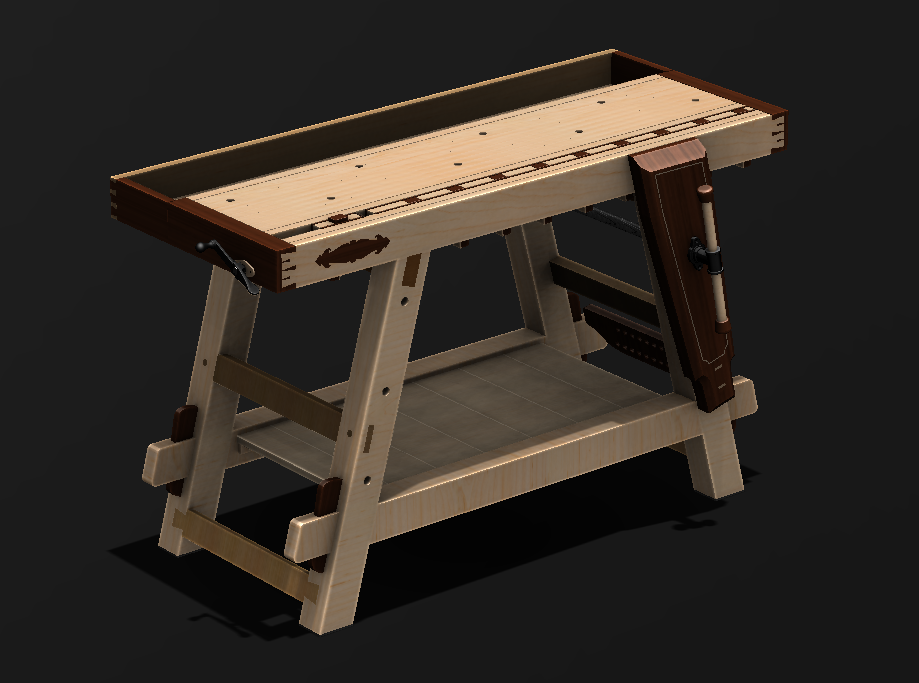 Moravien workbench木质工作台