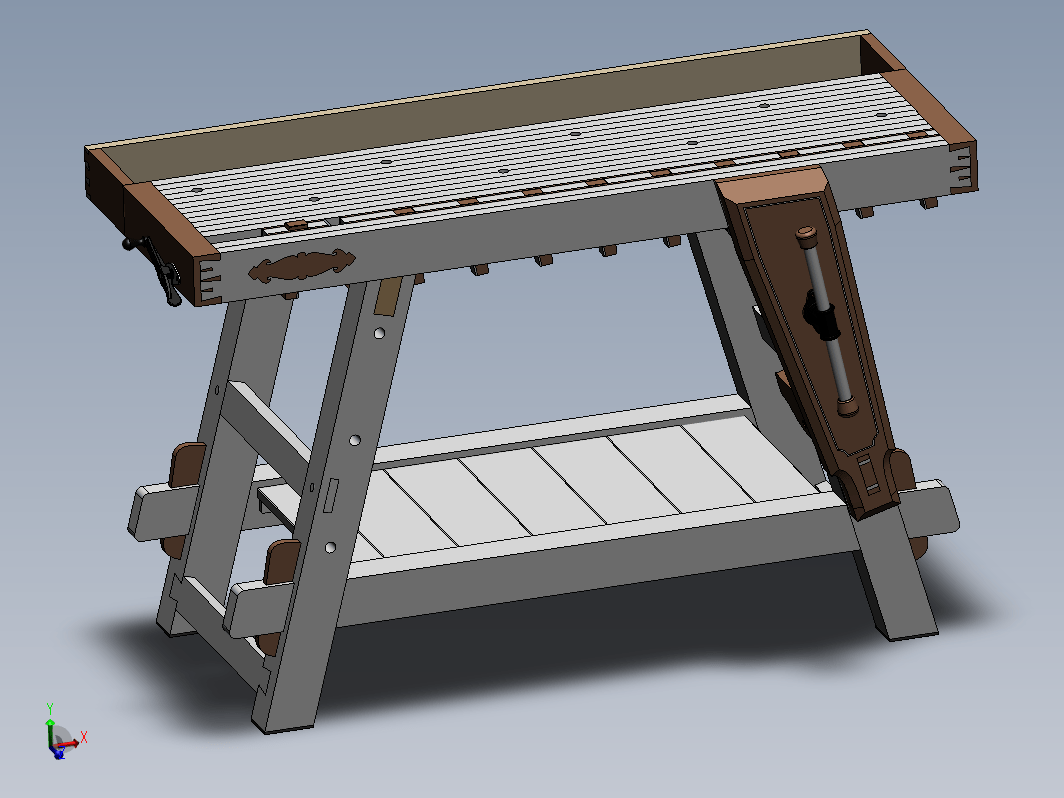 Moravien workbench木质工作台