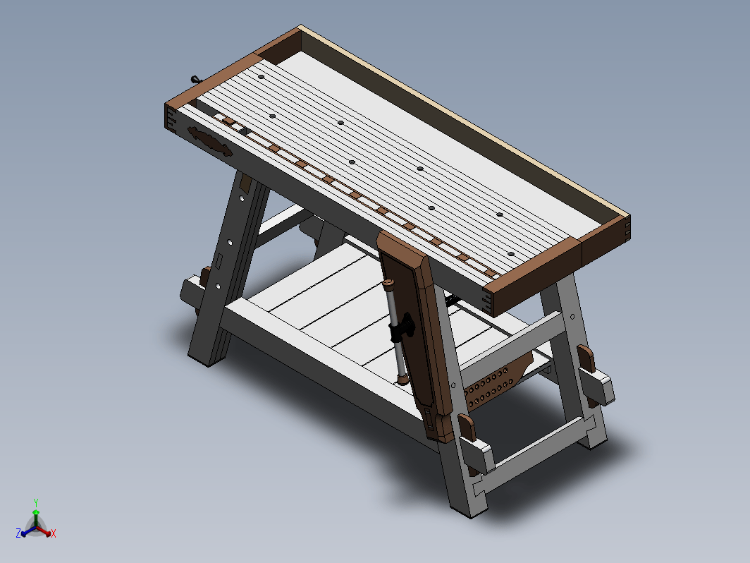 Moravien workbench木质工作台