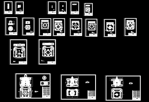 灯罩冲压成形工艺与模具设计（冲孔落料复合模、拉深模、翻边模3套模具）【全套12张CAD图】缩略图