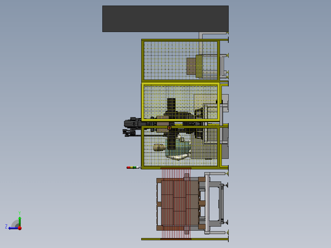 ABB机器人码垛 码垛夹具三维SW2014带参