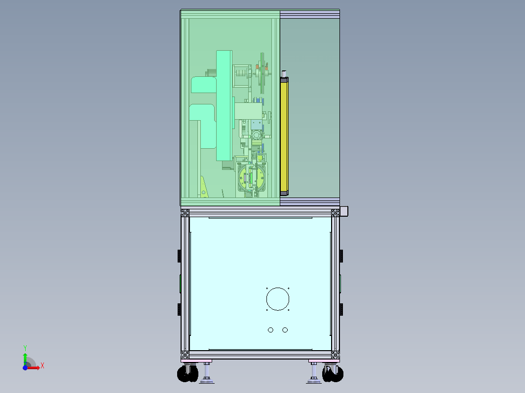 液晶面板行业面板中空旋转马达实现四面贴胶带