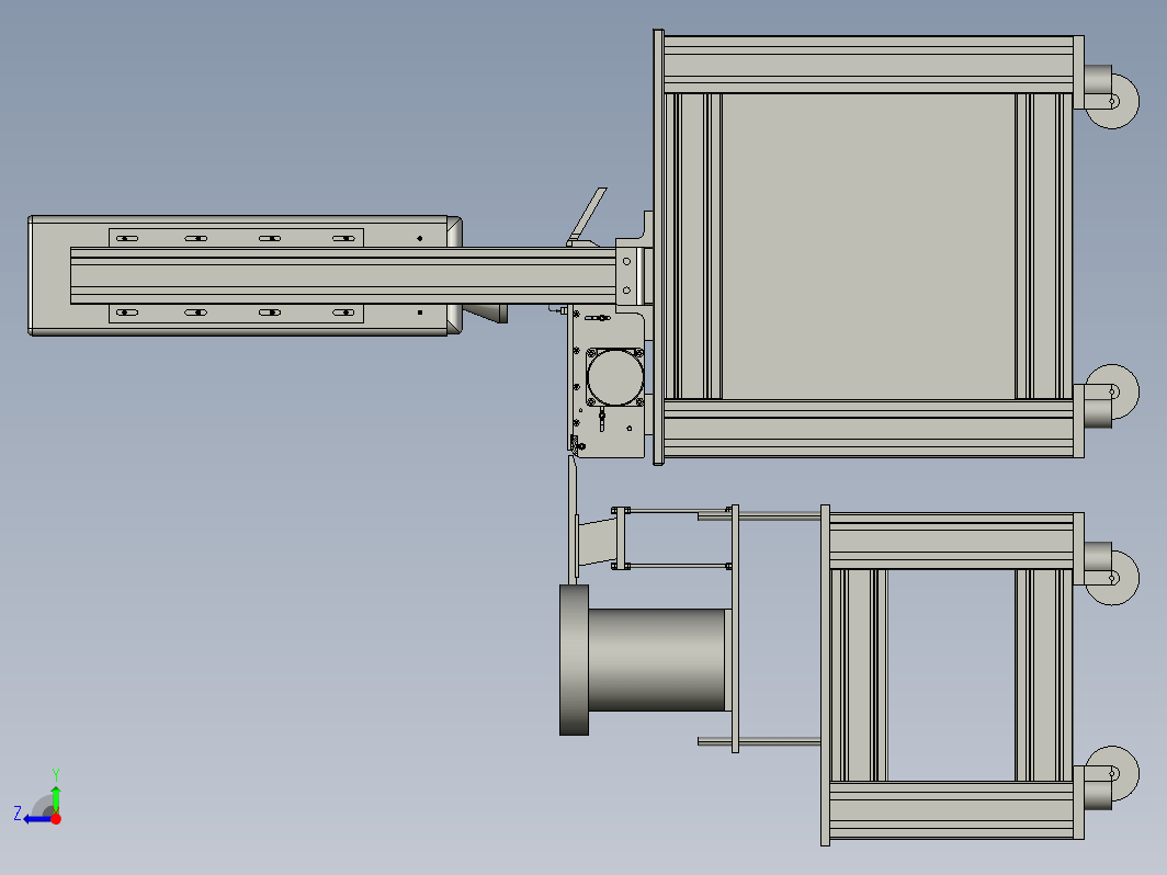 镭射机3D+2D图