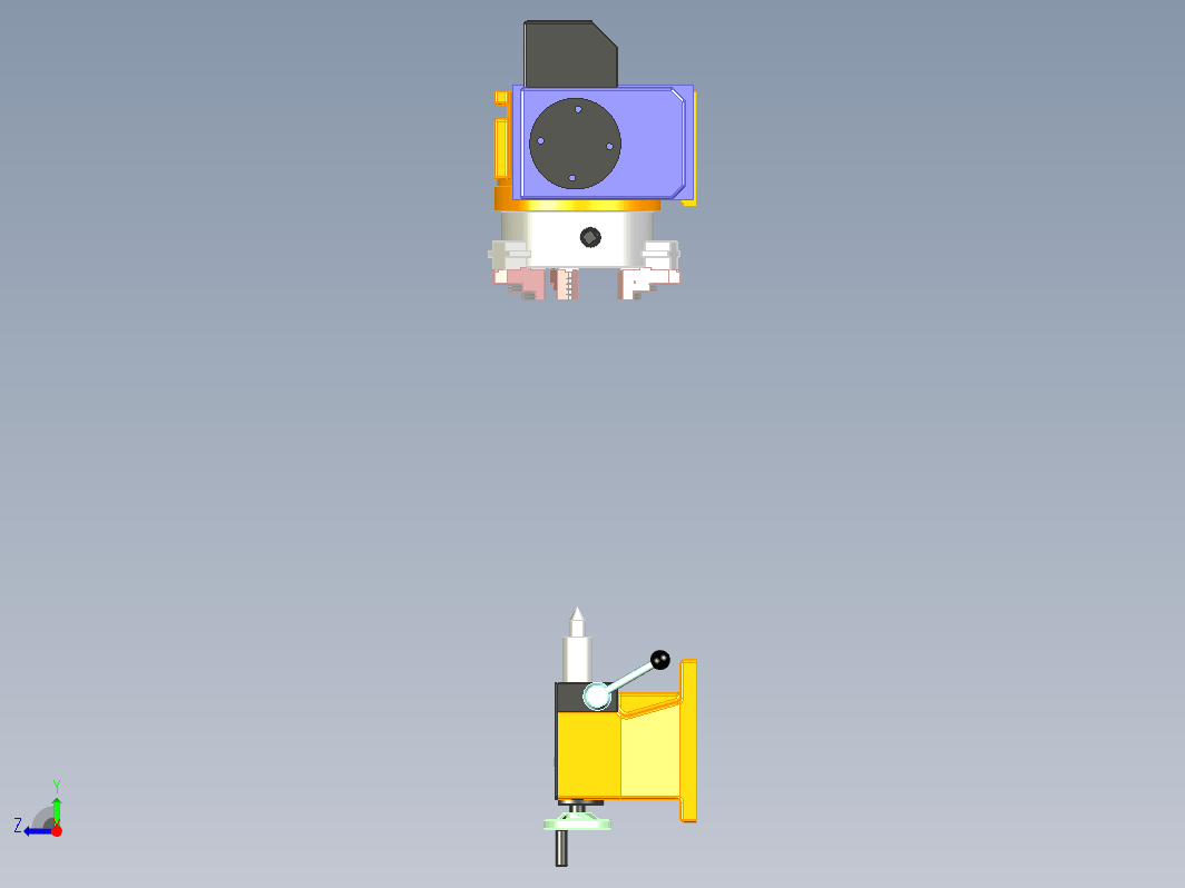 数控旋转机床卡盘第四轴