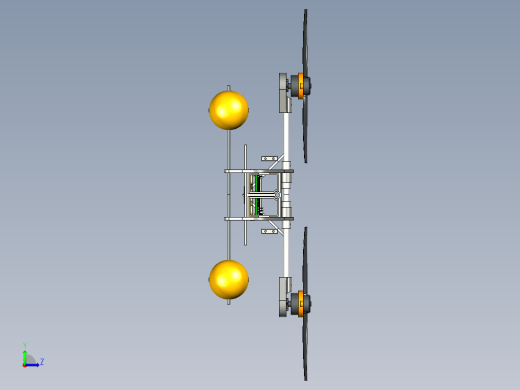 轻型双翼玩具飞机结构 Bicopter for KK 2缩略图