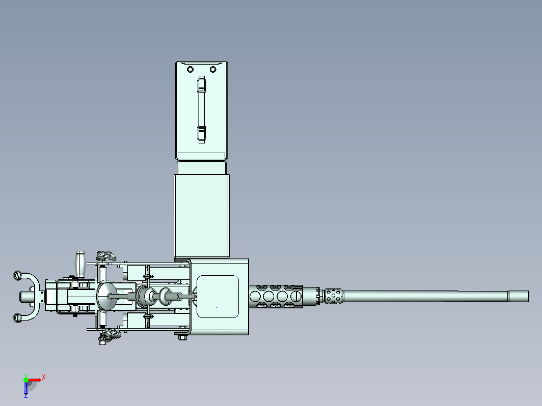 975勃朗宁M2重机枪UG设计