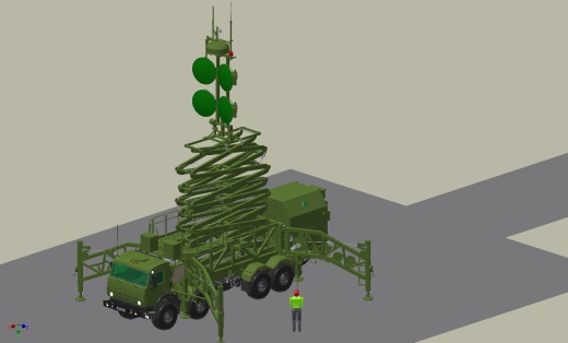 强悍的俄罗斯军卡越野车kamaz-63501-8x8