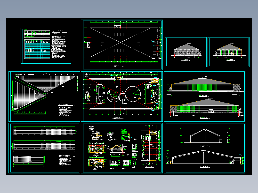 海珍品养殖大棚建筑图