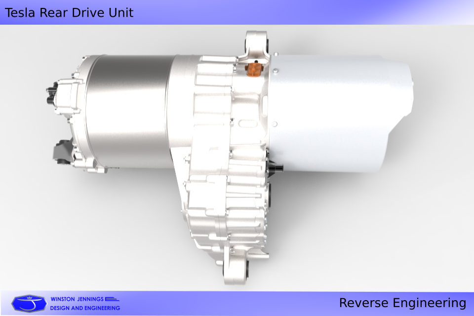 特斯拉后驱动单元