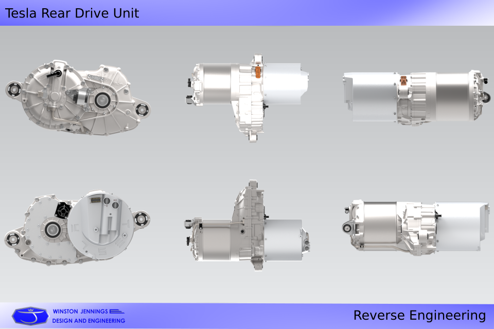 特斯拉后驱动单元