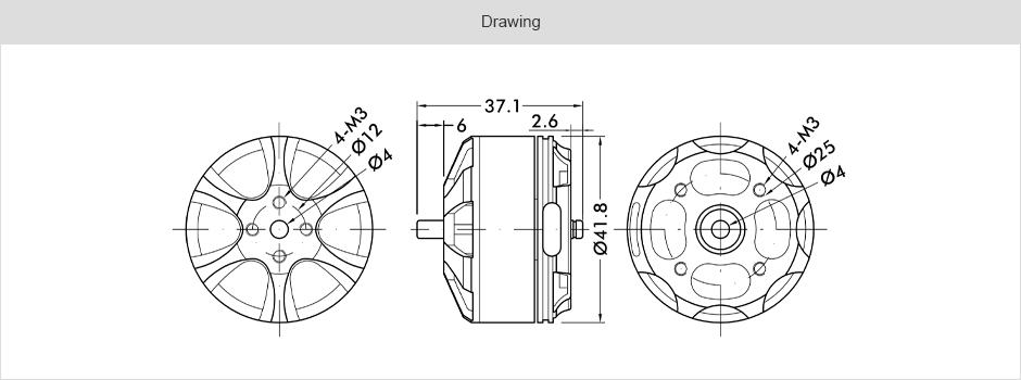 T-Motor MN3510 KV700无刷电机