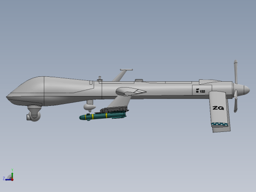 捕食者无人机 MQ-1b predator drone缩略图