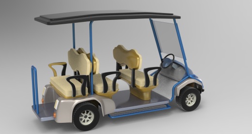 Electric Golf Cart6座电动高尔夫球车缩略图